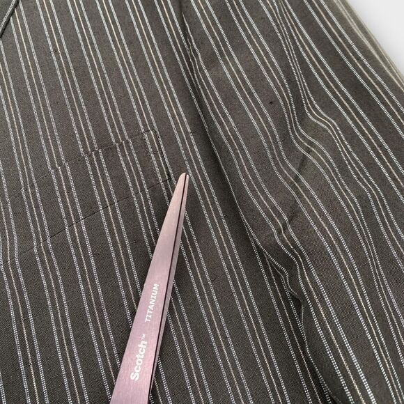 Z Zegna Blazer Mens 40R Silk Linen 'Sweater' Striped 3 Button Lightweight - Picture 11 of 12